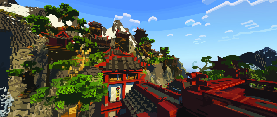 Illustration of the Japanese Town